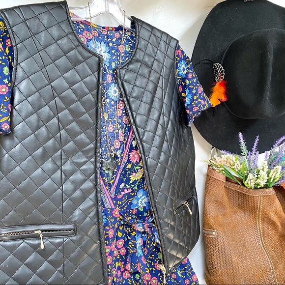 Daniel Hechter | Beautiful Quilted Vegan Boho Vest - Picture 5 of 15
